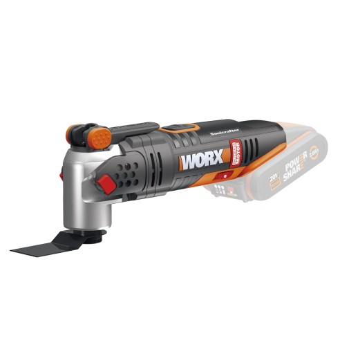 Multiherramienta Brushless Sonicrafter 20V Worx | PowerShare | WX693.9 - Sans batterie, ni chargeur | Moteur sans balais, vitess