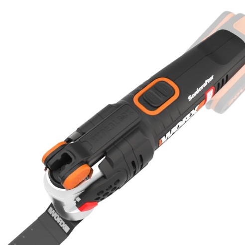 Multiherramienta Brushless Sonicrafter 20V Worx | PowerShare | WX693.9 - Sans batterie, ni chargeur | Moteur sans balais, vitess