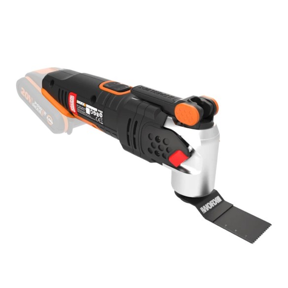 Multiherramienta Brushless Sonicrafter 20V Worx | PowerShare | WX693.9 - Sans batterie, ni chargeur | Moteur sans balais, vitess