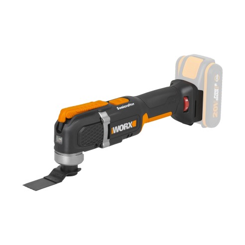 Outil oscillant Sonicrafter 20V Max Worx | PowerShare | WX 696,9 | Ne comprend pas la batterie ni le chargeur | Vitesse variable