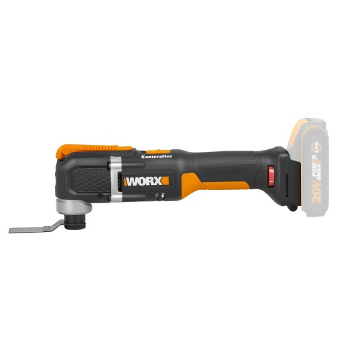 Outil oscillant Sonicrafter 20V Max Worx | PowerShare | WX 696,9 | Ne comprend pas la batterie ni le chargeur | Vitesse variable