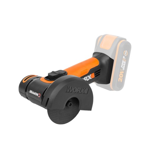 Meuleuse angulaire compacte sans-fil Worx WX801 - 76mm - PowerShare 20V - Sans Batterie, Chargeur ni Coffret