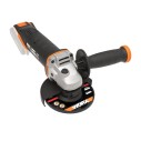 Meuleuse 125mm WX803.9 | 20V Max. | Worx | PowerShare | N'inclut pas de batterie ni de chargeur | Blocage de l'arbre | Carcasse 
