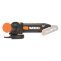 Meuleuse 125mm WX803.9 | 20V Max. | Worx | PowerShare | N'inclut pas de batterie ni de chargeur | Blocage de l'arbre | Carcasse 