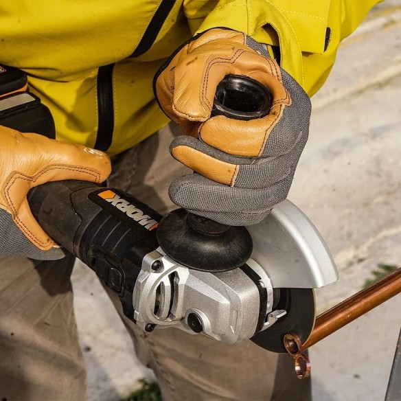 Meuleuse angulaire sans-fil Brushless 115mm 20V Worx | PowerShare | WX813.9 | Ne comprend pas la batterie ni le chargeur | Moteu