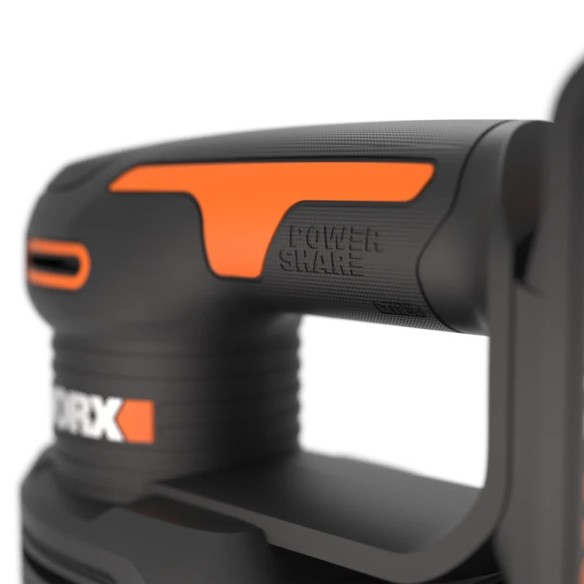 Ponceuse orbitale sans-fil Worx WX822.9 - 20V - Inclut 1 batterie 2Ah, chargeur et Coffret