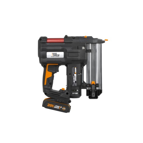 WORX, Cloueur Agrafeuse 20 V 2,0 Ah (1 bat), Multicolore, wx 840