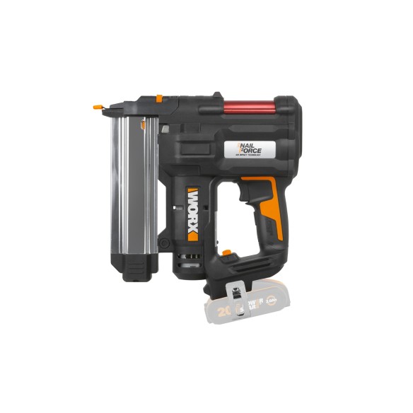 WORX, Agrafeuse Cloueuse 20 V (S/sans batterie), Multicolore, wx 840,9