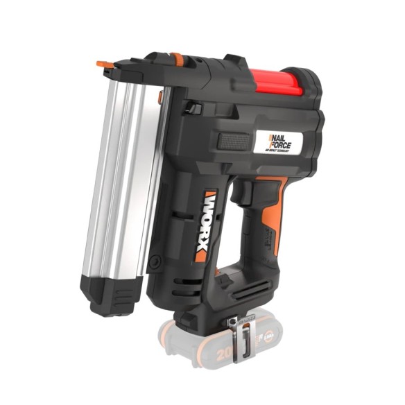 WORX, Agrafeuse Cloueuse 20 V (S/sans batterie), Multicolore, wx 840,9