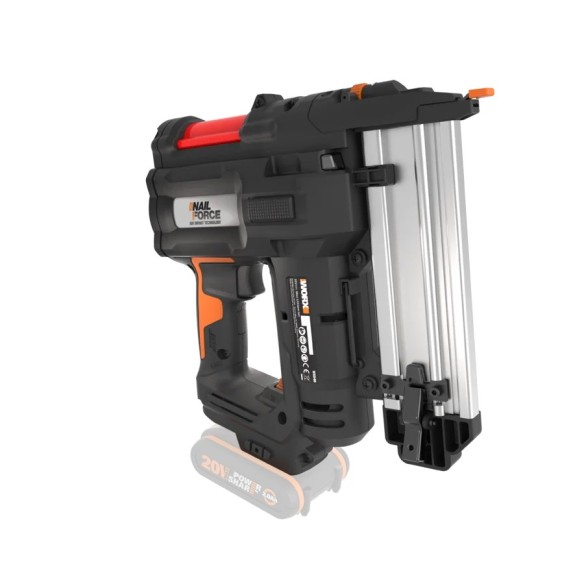 WORX, Agrafeuse Cloueuse 20 V (S/sans batterie), Multicolore, wx 840,9