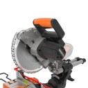 Ingletageuse 20V Worx | PowerShare | WX845.9 - Sans batterie, ni chargeur | Démarrage progressif, système de pinces, guide de co