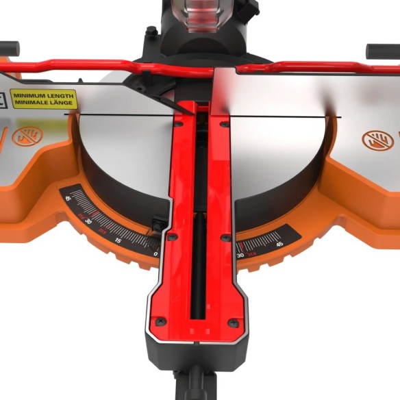 Ingletageuse 20V Worx | PowerShare | WX845.9 - Sans batterie, ni chargeur | Démarrage progressif, système de pinces, guide de co