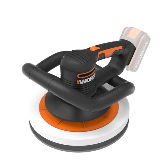 Polisseuse sans-fil 250mm 20V Max. Worx | PowerShare | WX856.9 | Ne comprend pas de batterie ni de chargeur | Poignée avant, gra