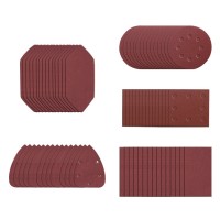 Worx WA2028 - 75 Feuilles abrasives mixtes pour WX820 (60, 80, 120)