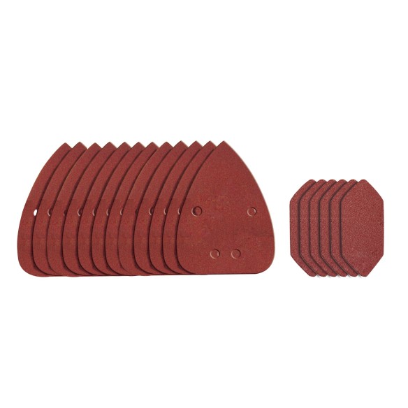 WORX WA2069 - Jeu de 18 feuilles abrasives pour ponceuse de détails WX648 Grammages 80, 120, 240