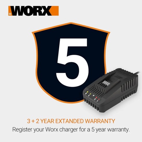 Chargeur rapide pour 2 Batteries Worx WA3883 - 20V Powershare