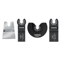 Worx WA5092 - Coffret d'outils oscillants de 4 pièces multi-usages