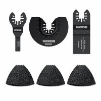 Worx WA5099 - Coffret d'outils oscillants de 18 pièces universel