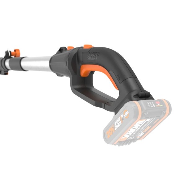Cisaille télescopique 20V Max. Worx | PowerShare | WG252E.9 | Ne comprend pas la batterie ni le chargeur | 45 cm de peigne | 3,6