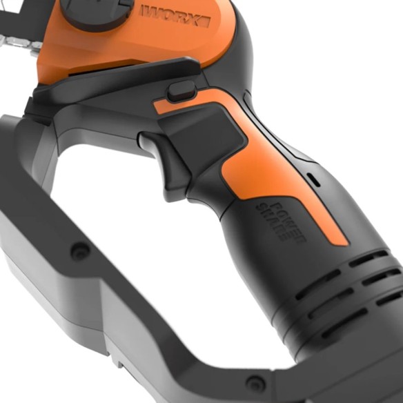 WORX WG324E Mini tronçonneuse pour élagage 20 V Max. Worx, PowerShare, Inclut 1 batterie 2 Ah et chargeur, Tronçonneuse à élague