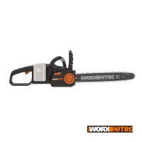 Tronçonneuse NITRO 40V (2x20V) Worx | PowerShare | WG385E.9 | Ne comprend pas de batterie ni de chargeur | Moteur sans balais | 