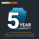 Motosierra NITRO 40V (2x20V) Worx | PowerShare | WG385E.9 | No incluye batería ni cargador | Motor Brushless | Espada 40 cm | Fr