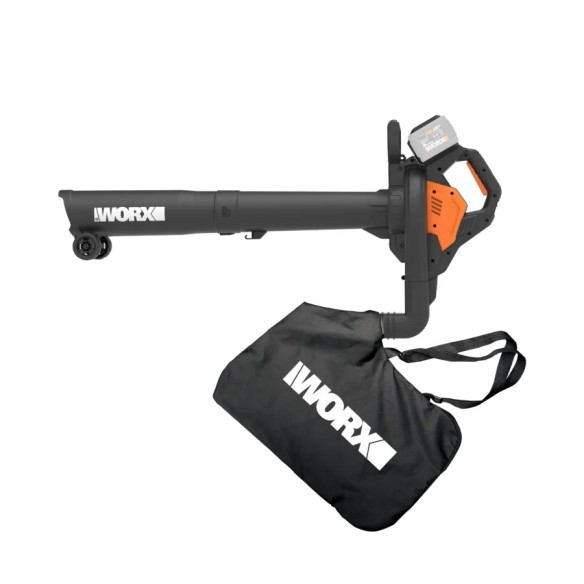 Souffleur aspirateur de feuilles 40V Max. 2x20V | WG583E.9 | PowerShare | Sans batterie ni chargeur | 2 en 1 Souffler et aspirer