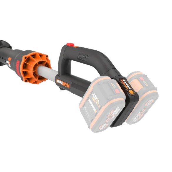 WORX Leafjet WG585E.9 - Souffleur de feuilles (40 V, moteur sans balais, contrôle de l'air variable, moins de consommation de ba