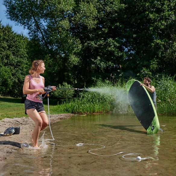 WORX Nettoyeur haute pression à batterie Hydroshot 20V Worx, PowerShare, WG620E.9, Sans batterie ni chargeur, portable, Couleur 