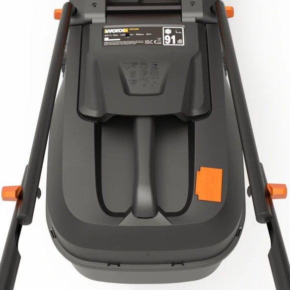 WORX WG730E | Tondeuse à gazon à batterie 20VMáx. 4Ah | Stockage facile et grande autonomie | PowerShare | moteur sans balais | 