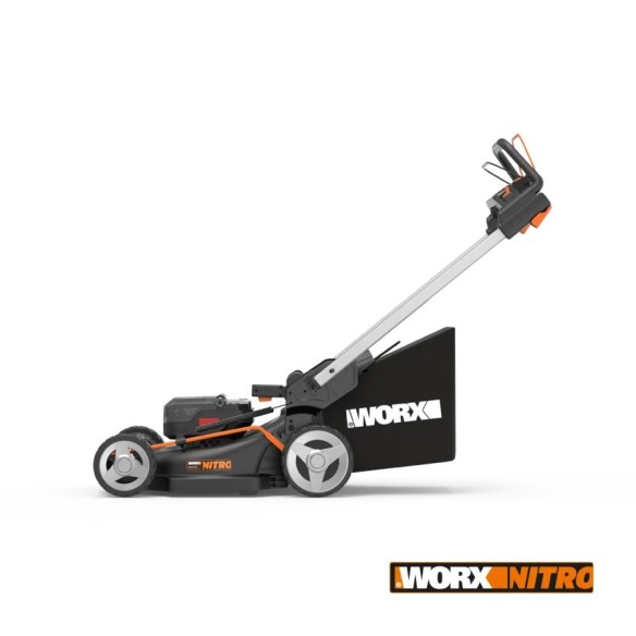Tondeuse à gazon à batterie avec traction Worx WG749E - 46 cm - 40V (2x20V) - Inclut 2 batteries 4Ah et chargeur double