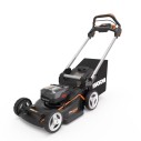 Cortacésped Nitro 40V (2x20V) Worx | PowerShare | WG749E | Incluye  2 baterías 4Ah y cargador doble | 46 cm con tracción | Mulch