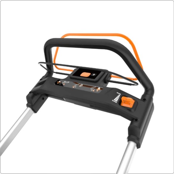 WORX NITRO - Tondeuse à gazon sans fil (80 V-4,20 V, 4 Ah, WG761E - 51 cm - jusqu'à 1000 m² avec une charge (livré avec 4 batter