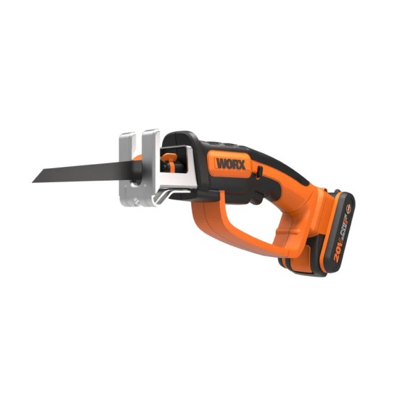 Scie multifonction 20V Max. Worx | PowerShare | WG894E | Inclut 1 batterie 2Ah et chargeur | 20 cm de profondeur de coupe