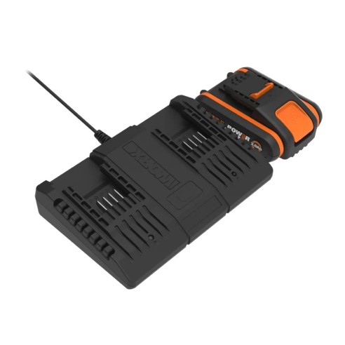 PACK 20V CHARGEUR DOUBLE +2 BAT 2AH WA3610