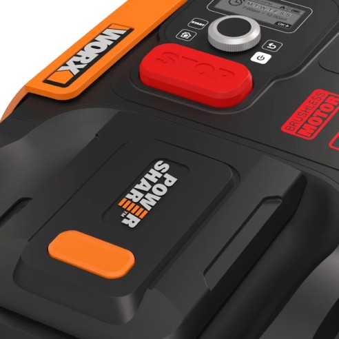 Robot tondeuse Landroid M500 Plus 20V Max. Worx | WR165E | Surface jusqu'à 500m² | Pentes jusqu'à 35% | Navigation intelligente