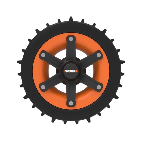 WORX Roues Landroid WA0952 Super-Grip – Pour une meilleure capacité de montée – Professionnel sur terrains difficiles – Compatib