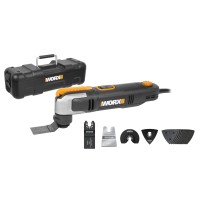 WORX WX686 - Outil multi fonctions (250 W, inclut des accessoires et un Coffret)