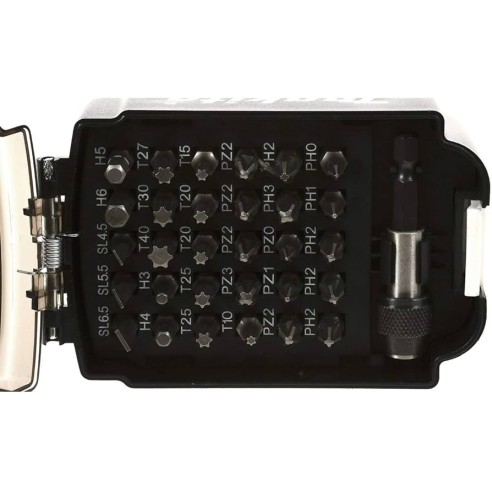 Coffret 31 embouts Makita forme batterie