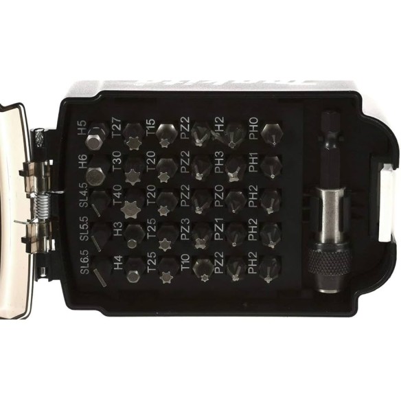 Coffret 31 embouts Makita forme batterie