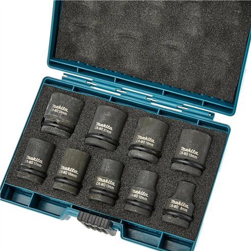 Coffret 9 clés à douille Makita D-41517