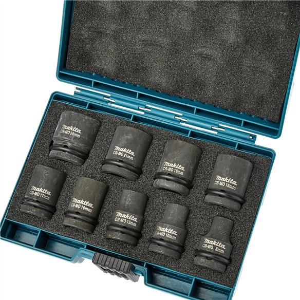 Coffret 9 clés à douille Makita D-41517