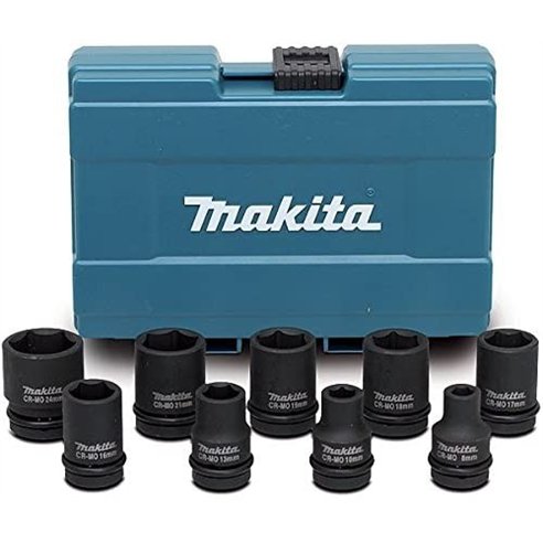 Coffret 9 clés à douille Makita D-41517