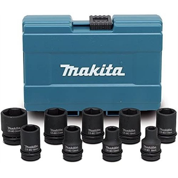 Coffret 9 clés à douille Makita D-41517