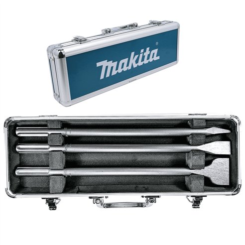 Coffret avec 3 embouts SDS-MAX pour démolition Makita D-42450