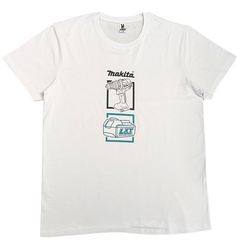 Camiseta Makita Blanca