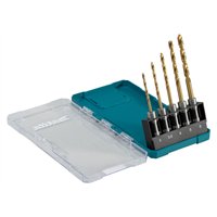 Jeu de 5 forets Makita pour métal HSS-TiN - Insertion SDS-PLUS