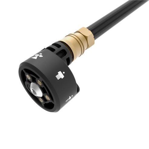 WORX Nettoyeur haute pression à batterie Hydroshot 20 V Worx, PowerShare, WG620E, 1 batterie 2Ah, portable, Couleur Noir et Oran