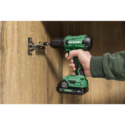 Perceuse Visseuse sans-fil Hikoki DS18DAWCZ - 18V - 2 batteries 2.0Ah - Lumière LED et mandrin 13 mm