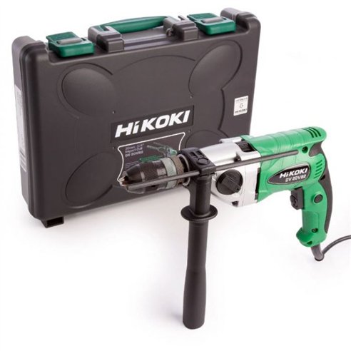 Perceuse à percussion Hikoki DV20VB2 - 790 W - 2 vitesses, mandrin 13 mm, coffret inclus